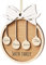witfox Personalisierte Weihnachtsanhänger mit 4 Namen - 2023 Holz-Weihnachtsbaumschmuck Personalisierte Weihnachtskugeln Familie, Partner Haustier und Freunde