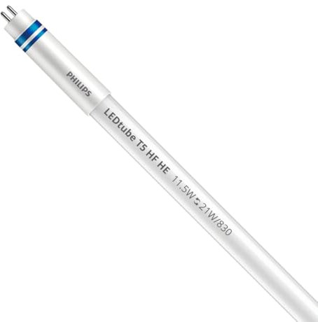 Philips LED Röhre T5 MASTER Instantfit Electronic (HF) High Efficiency 11.5W 1600lm - 830 Warmweiß | 85cm - Dimmbar - Ersatz 21W