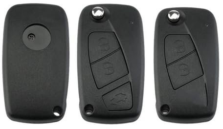 Guscio chiave per Fiat Bravo II, Doblo, Ducato, Grande Punto, Idea, Panda, Lancia Lybra, Musa ecc. - 2 o 3 pulsanti (2 pulsanti)