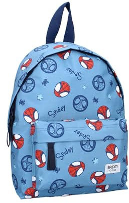 Sac à dos enfant Spidey Spiderman Little Friends, Sac à Dos Scolaire, Multi-Poches, Confortable et Légère, Idéal pour École maternelle, Loisirs et Sorties
