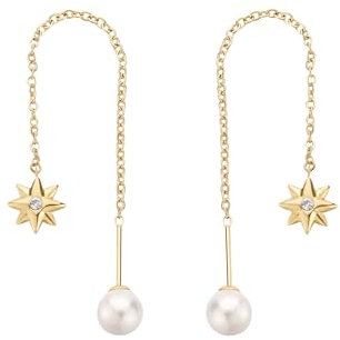 Brosway Orecchini Donna In Acciaio Con Simbolo Rosa Dei Venti, Orecchini Donna Collezione Chakra - BHKE185