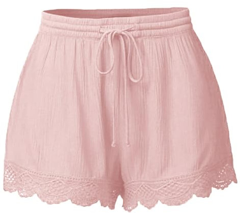 CXKOLD Gym Shorts Shorts Donna Cotone Leggero Jeans con Elastico in Vita Donna Rosa Jeans Curvy Donna Pantaloni Donna Estivi Larghi Blu Jeans Donna leopardati Jeans Donna Dimensione Danza