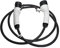vhbw Ladekabel Typ 2 zu Typ 2 kompatibel mit Peugeot 3008 Hybrid, 308 Hybrid Elektroauto, 3-phasig, 16 A, 11 kW, 3 m