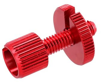 Einstellschraube Rot eloxiert, für Bowdenzug, M6 x 22, geschlitzt - Simson S51, S50, SR50, Schwalbe KR51, SR4