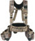 MELOTOUGH Camo Tool Belt with Suspenders Camouflage Tool Bag Supenders Framers Comb Apron Tool Belt Construction Tool Pouch Suspenders Heavy Duty Carpenter Suspension Rig for Electrician