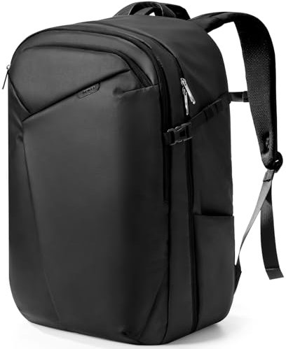 Inateck 40L Reiserucksack mit 26 Taschen, TSA Freundlich Handgepäck Rucksack Herren für 15,6-16 Zoll Laptop, Travel Backpack für Geschäftsreisen, Business Reise, Schwarz