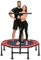 45 Inch Rebounder Trampoline for Adults, Max 330 lbs Load Capacity, Portable Fitness Exercise with 3-Level Adjustable Foam Handle for Indoor and Outdoor Exercise (Normal)