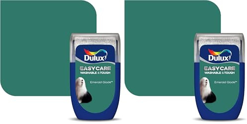 Dulux Easycare Washable & Tough Tester Paint, Emerald Glade, 30 ml (Pack of 2)