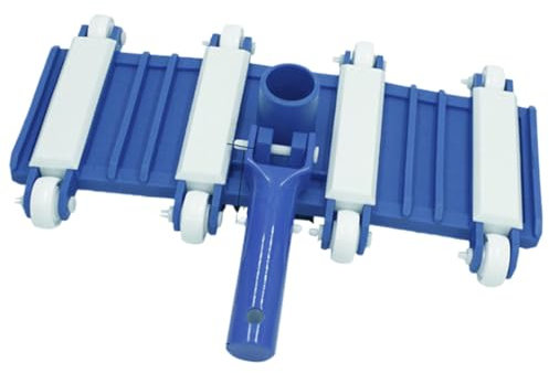 Aspirapolvere per piscina, pulitore a bordo piscina, testa di aspirazione regolabile in ABS + PP, ruote incluse, pratica soluzione per la pulizia, accessorio ideale per la casa e gli esterni