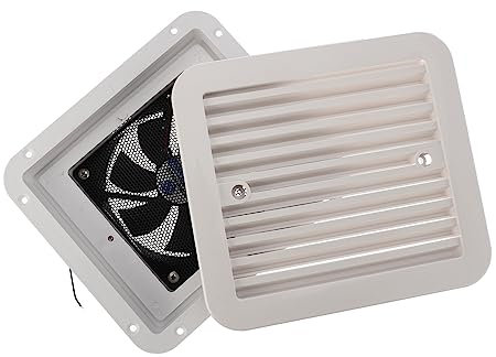 HAWILLOSCH Ventilateur Extraction Pour Remorque Avec Sortie Latérale Pour Ventilation Et Refroidissement