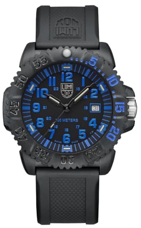 Luminox - Sea Lion 44mm Men’s Watch | SKU X2.2053 | Carbonox™ Case & Bezel | Swiss Quartz Ronda 515 | Constant Glow 25 Years | 100M Water Resistant | Black Silicone Strap | Swiss Made