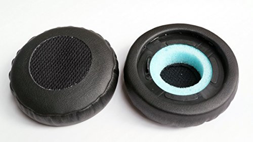 Ohr Pad Ohrpolster Leder Kissen Ersatzteile für Philips Fidelio M1 Kopfhörer (Nicht passend für Fidelio M1bt / M2 / M2 bt) (schwarz)