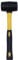 10T Camp Mallet 8OZ Campinghammer Gummihammer mit Fiberglas-Stiel Schonhammer 45mm Kopfdurchmesser