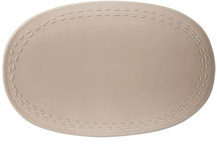 like. by Villeroy und Boch it's my moment Teller, 30 x 19 cm, Premium Porzellan, Braun
