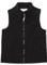 Mud Kingdom Ragazzi Gilet In Pile Tinta Unita, Nero , 4 anni