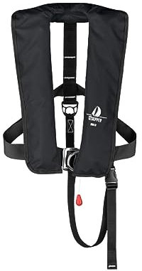 12skipper Automatik Rettungsweste ISO 300N, Schwimmweste, schwarz