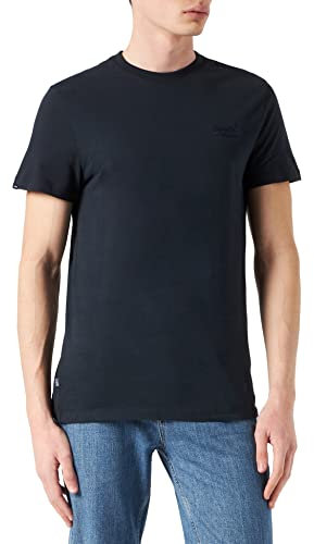 Superdry Men's Vintage Logo Emb Tee T-Shirt, Eclipse Navy, S