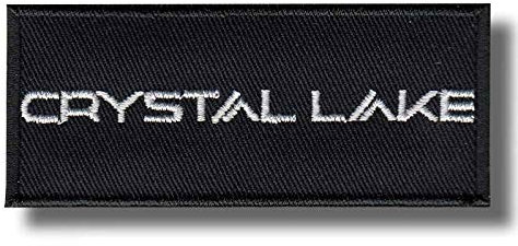Crystal Lake Aufnäher zum Aufbügeln, bestickt
