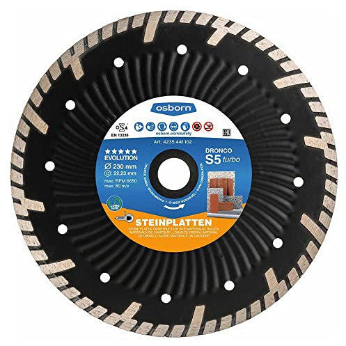 DRONCO S5TURBOPROTECT-115 - Diamantscheibe Evolution S5 Turbo Protect - Steinplatten Ø 115 mm