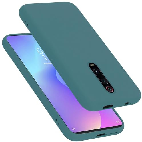 Cadorabo Hülle kompatibel mit Xiaomi Mi 9T / Mi 9T PRO/RedMi K20 / RedMi K20 PRO Hülle Silikon Handyhülle für Mi 9T / Mi 9T PRO/RedMi K20 Case aus flüssigem Silikon- Schutzhülle - Liquid GRÜN