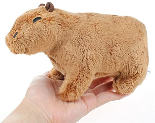 XIAOXIONG Simulation Animal Capybara Plüschtiere Niedliche Capybara Plüschpuppen Wildtiere Stofftiere Geschenk Kinder und Freunde