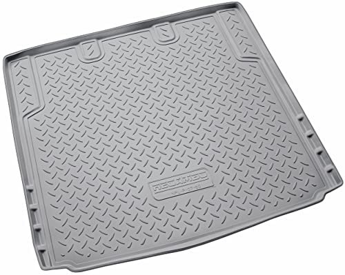 Recambo Gummi Kofferraumwanne Premium passend für BMW X1 | Typ E84 | 2009-2015 | passgenau mit Rand | Grau