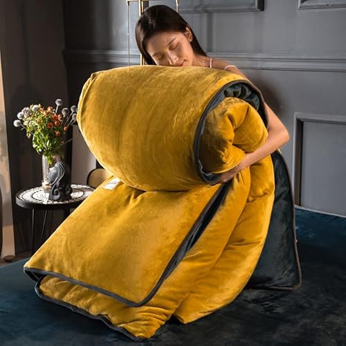 TGPOLI Bettlaken 180x200 Baumwolle,Samt-PlüSch-Bettbezug-Set, Warmer, Flauschiger, Weicher Bettlaken-Kissenbezug,C,Only 1 Duvet Cover(180 * 200cm)
