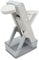 Mandoline de Cuisine Safety Slicer,Hachoir à Légumes Vertical Sûr,Multifonction Tous Coupe Légumes,Julienne, Indispensables de Cuisine avec Boîte de Rangement pour la Cuisine(Gris)
