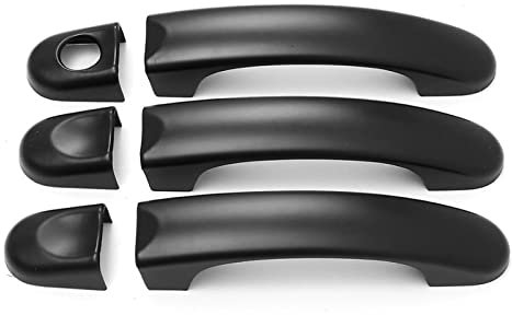 Außen Türgriff Schutz Aufkleber Für VW Für T5 Transporter 2003-2015 Für T6 2015-up Für Caddy Auto Externe Türgriffabdeckung Trim AußenTürgriff Abdeckung (Color : 6pcs Matte Black)