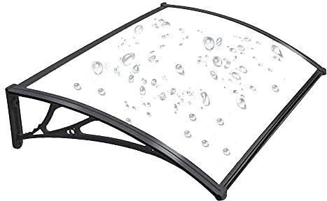 Garden awnings,Canopie Universal Awning Front Door Canopy, Uv Protection Against Rain And Snow With Complete Kits, 60-150Cm (60x150cm)