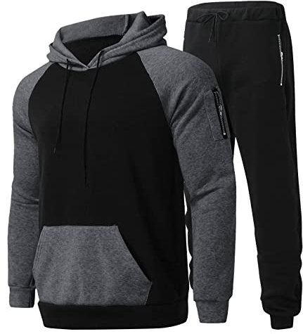 Viunychn Herren Jogginganzug Trainingsanzug Sportanzug2 Piece Hoodie Sporthose Kapuzenpullover Jogginghose Sweatshirt Casual Hoodie Hose @4
