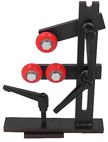 Holz Drehbank Lünette, L Form Holzbearbeitung Lünette mit 3 Metall Fixierung Räder, Holz Drehbank Werkzeugauflage Holzbearbeitung Center Frame Gusseisen Werkzeugauflage für industr