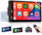 Autoradio 1 Din Wireless Carplay Android Auto con Schermo 7 Pollici Touch Display Auto Radio con Bluetooth Mirror Link per Android/IOS FM EQ USB AUX SWC Mic Retrocamera