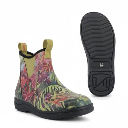 Green Comfort Gummistiefel Damen Halbhoch | Premium Regenschuhe für Garten & Hundespaziergang | Wasserdicht, Rutschfest & mit EnergySole Fußbett | Kurzschaft Regenstiefel & Stiefeletten
