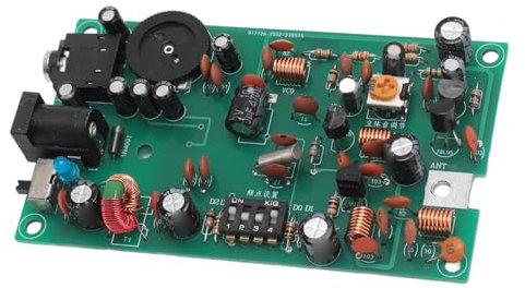 FM Radio Transmitter Module, DIY FM Radio Kit for Soldering Learning, with Stereo Modulator and Antenna, for Wireless Headphones