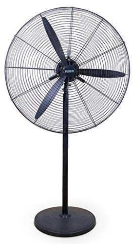 Ventiladores de Pedestal Ventilador Grande/Ventilador Oscilante de Pedestal de 3 Velocidades con Parrilla de Seguridad de Malla/Ventilador Industrial/Control Mecánico Aplicar a Fábricas/Come
