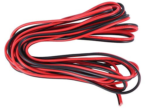 arlote 20 GAUGE PRO 3 METER ROT SCHWARZ ZIP WIRE AWG KABEL POWER GROund STRANDED COPPER CAR
