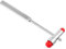 CIYODO Nervenhammer Tromner Reflexhammer Medizinischer Reflexhammer Sehnenhammer Medizinisches Instrument Neuro Hammer Arzt Knie Hammer Neurologischer Hammer Prüfhammer Zinklegierung Rot