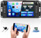 CAMECHO Android 13 Autoradio 2 Din Navi für Jeep Compass Chrysler 300C PT Cruiser Dodge RAM, 7 Zoll Auto Bildschirm mit WiFi GPS Navi Bluetooth FM/RDS SWC EQ + Rückfahrkamera&MIC
