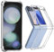 REY Cover in Gel TPU Anti-Shock per Samsung Galaxy Z Flip 6, Morbido Silicone Custodie Protettivo Case, Anti-Scratch, Protettiva Sottile Back Cover