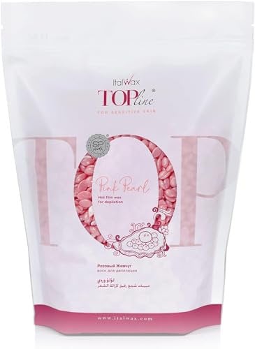 Italwax Top Line Pink Pearl - 750g - Waxing Perlen für Haarentfernung – Duftlos - Synthetische Formulierung ideal für empfindliche Haut - Empfohlen für Bikinizone und Achseln
