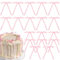 18Pcs Light Pink Bowknot Cake Toppers for Cake Decorations,Light Pink Bow Bowknot Ribbons Cake Decoration Picks Baby Shower Cake Topper Decorations for Birthday Bridal Wedding Party Cake Decor