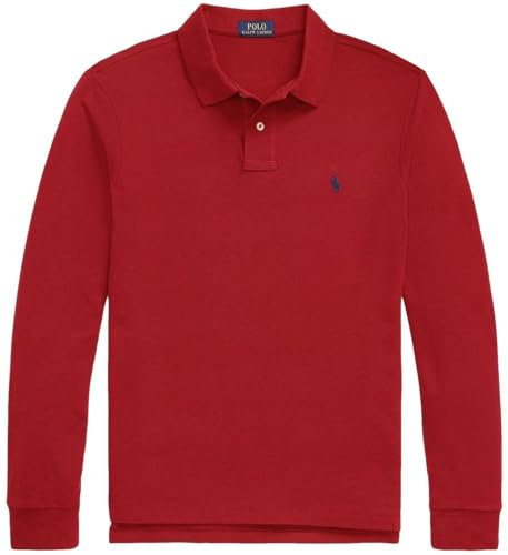 Polo Ralph Lauren Classic Fit Long Sleeve Soft Touch Polo, Ralph Lauren Red., Medium