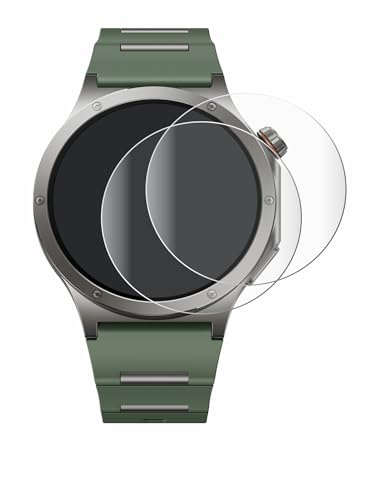 BROTECT 2 Stück Full-Cover Schutzfolie für OnePlus Watch 4 Full-Screen Displayschutz-Folie [3D Curved, Anti-Fingerprint, Kristall-Klar]