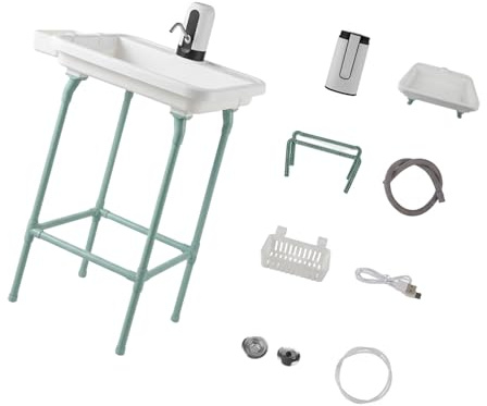 Tsophreniq Fregadero plegable de camping con soporte desmontable y cesta de drenaje, fregadero de viaje con bombas recargables para picnic, uso al aire libre, peso ligero, camping, cocina
