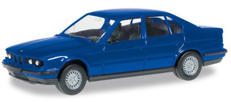 herpa 012201-006 MiniKit: BMW E 34, 5er Pack, Ultramarinblau