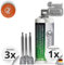 5 Minuten Epoxidharz ConPox-5, 50g, Kartusche mit 3 Mischdüsen