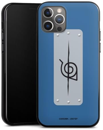 Silikon Hülle kompatibel mit Apple iPhone 12 Pro Case schwarz Handyhülle Naruto Shippuden Sasuke Konoha