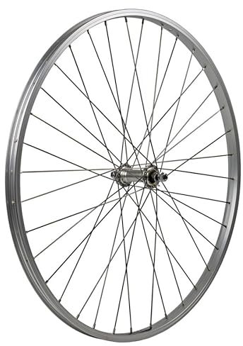 Rodi Laufrad vorne 28 x 1 3/8 Alu Feste Achse Silber 26mm