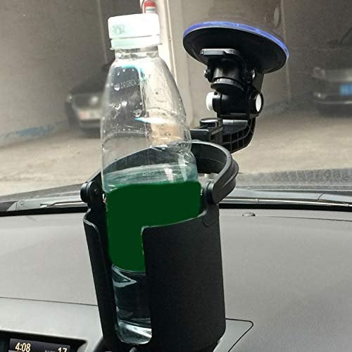 2 in 1 Flaschenhalter Kaffee Getränkehalter und Organizer fürs Auto mit Saugnapf Universal KFZ Auto Getränkehalter Behälter sowie Aufbewahrung für Autosit